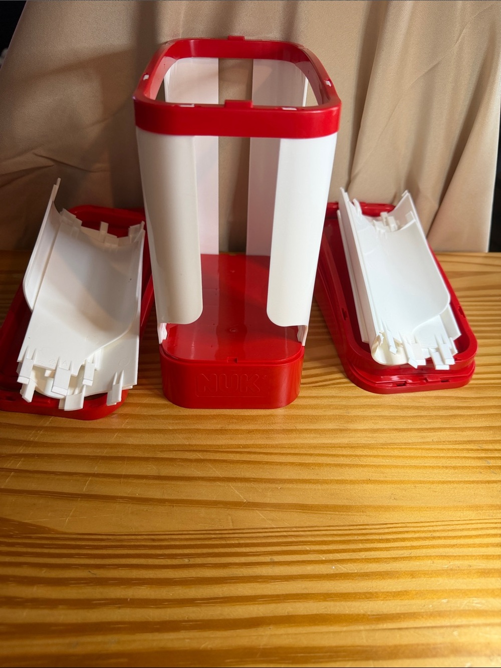 Set of 3 NUK Breast Milk Bag Storage Racks - Refrigerator / Freezer Organizers